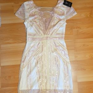 Couture Sequin Mini Dress